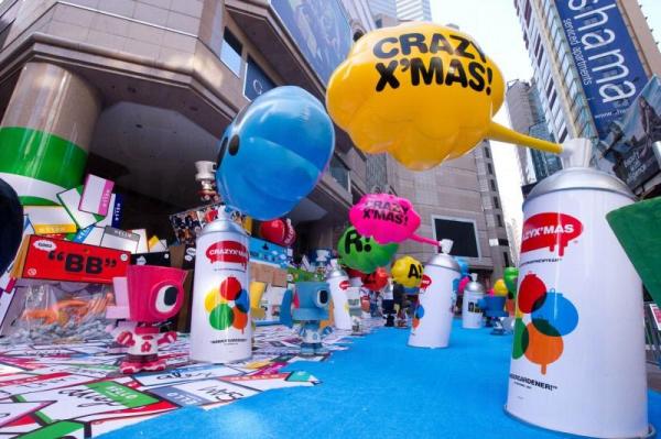 時代廣場 x Michael Lau 潮玩瘋狂聖誕